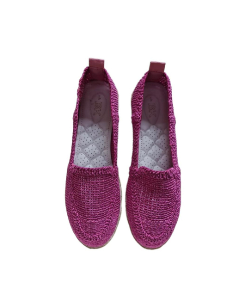 حذاء كاجوال فلات للنساء - فوشيا