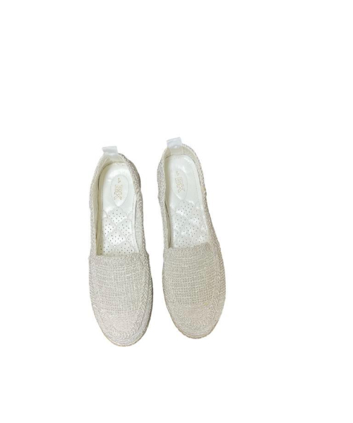 Casual Flat Shoes For Women - Beige
