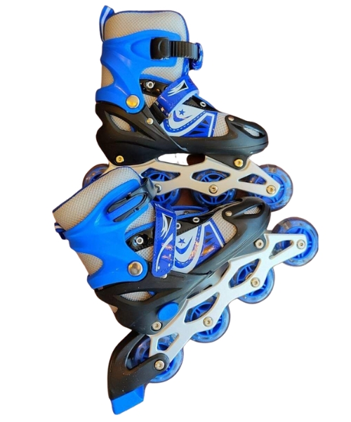 Adjustable Roller Skate Shoes For Unisex - Blue