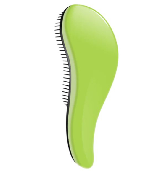 Solid Hair Brush For Detangling - Green