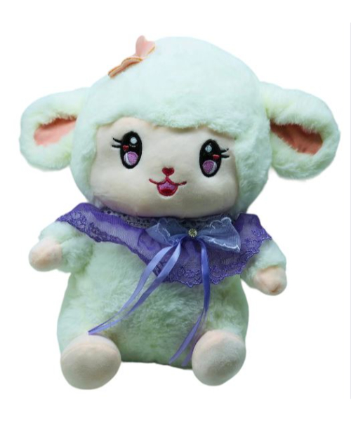 Eid Sheep Toy Stuffed Plush 60 Cm - Purple White
