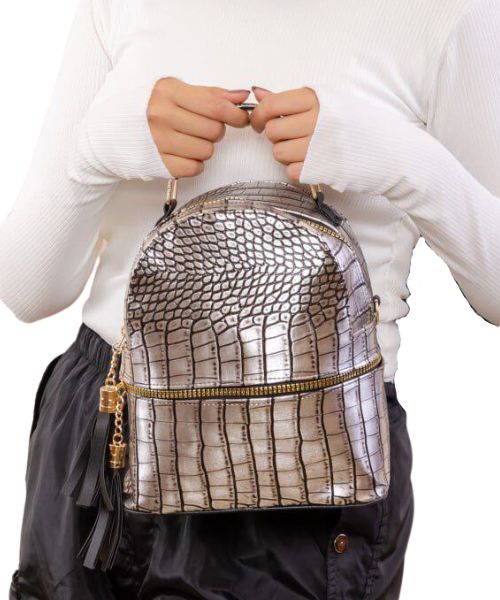 Faux discount crocodile backpack