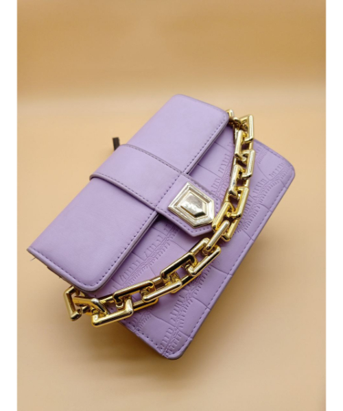 Valentino Valentino women crossbody bag in light purple faux