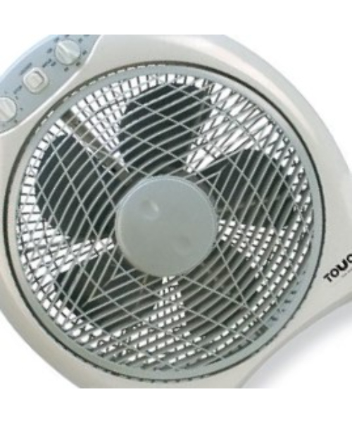 TOUCH Elzenouki 40202 Electric Box Fan 3 Speeds 14 Inch 70 Watt - White 