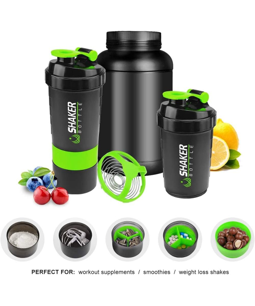 500ml Scratch resistant stainless steel Gym Shake smoothie bottle