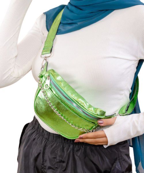 Fashion Chain Waist Bags Female Waist Pack Ladies Strap Crossbody