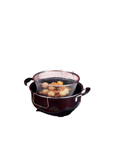 Deep Fryer Saucepan Cooking Pot Steamer Cooker Set Basket