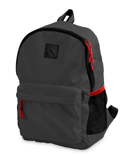 Mintra Casual Backpack Solid For Unisex 36×25.5 Cm - Dark Grey