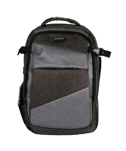 Solid Laptop Backpack For Unisex 51X38 Cm - Grey