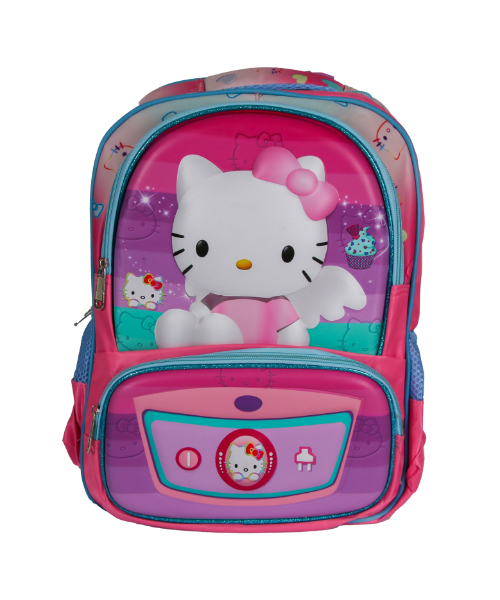 Kitty Printed School Backpack For Kids 43×34 Cm - Pink