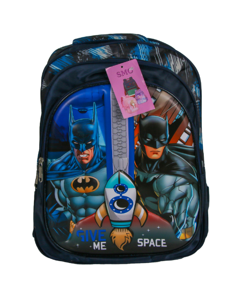 Batman Printed School Backpack For Kids 42×33 Cm - Black