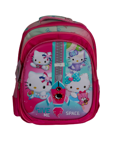 Kitty Printed School Backpack For Kids 42×33 Cm - Pink