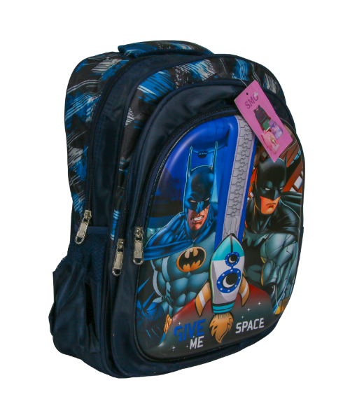 Batman Printed School Backpack For Kids 42×33 Cm - Black