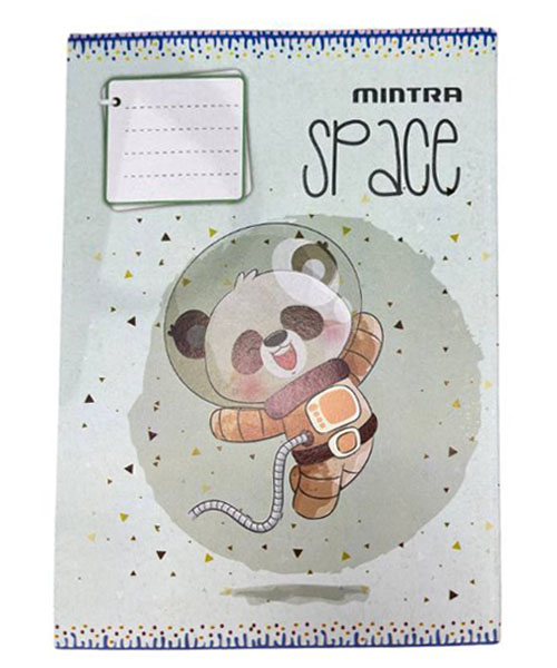 Mintra stapled Notebook Squares 40 Sheets A5 6 Pieces - Multi Color