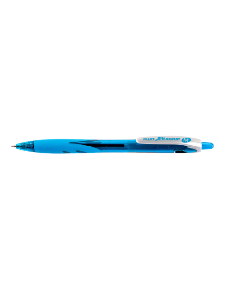 Pilot Rexgrip Ballpoint Pen ‎Medium 0.1Mm - Cyan