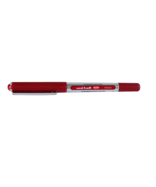 Uni-Ball Ub150 Eye Rollerball Ink Pen Micro 0.5 Mm - Red