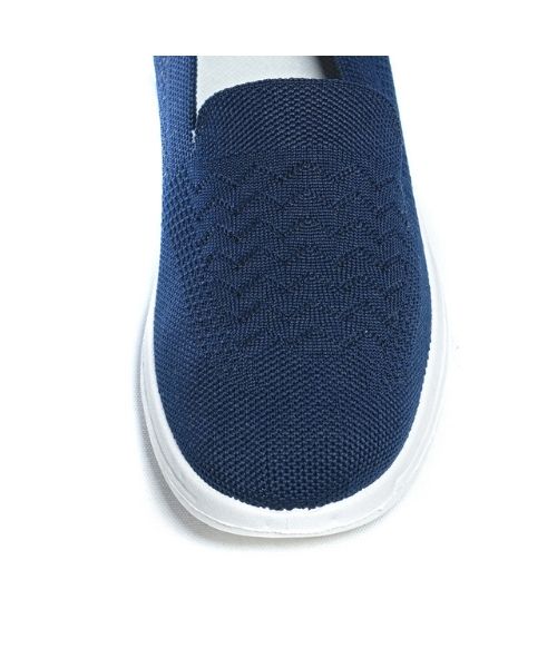 Womens navy blue slip on clearance sneakers