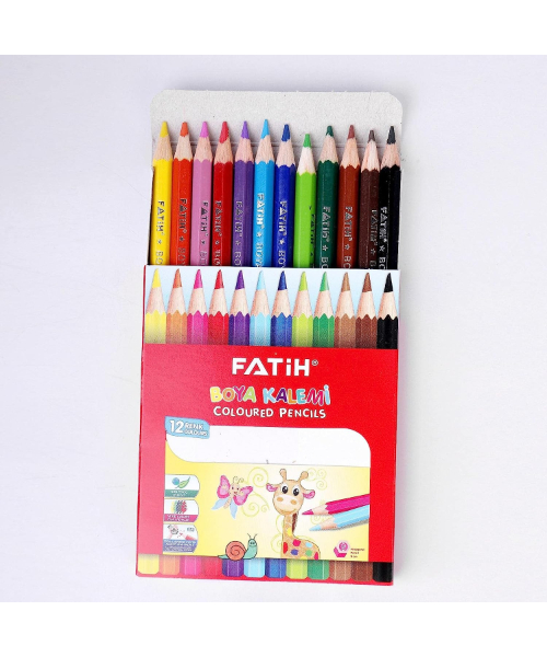 Fatih Color Pencils 33012 12 Pieces - Multi Color