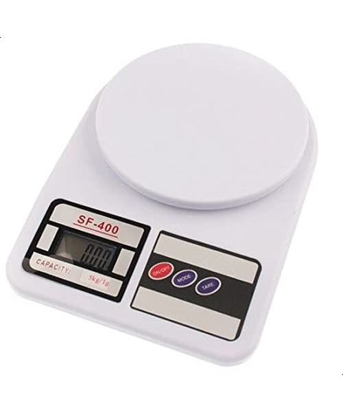 Digital  Sf-400 Electronic Kitchen Scale  10 Kg - White