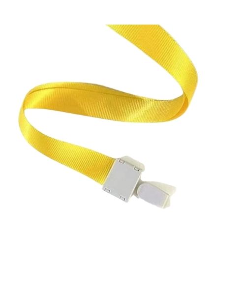 Badge Lanyard Plastic 1 Piece - Yellow