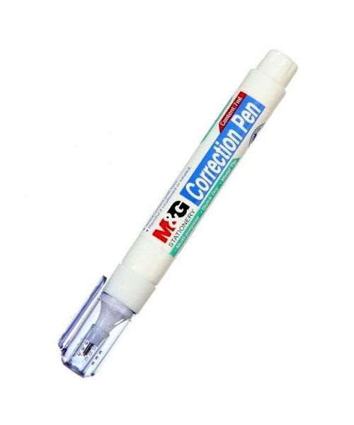 M&G Acf75071 Correction Pen 7 Ml - White