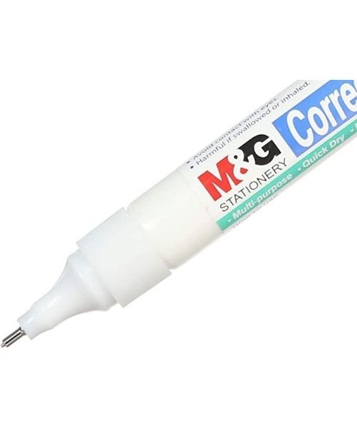 M&G Acf75071 Correction Pen 7 Ml - White