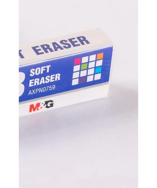M&G Axpn0759 Soft Eraser 4B Large - White