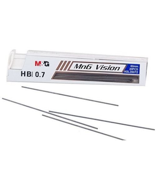 M&G Asl35072 Mechanical Pencil Leads Hb - 0.7 Mm