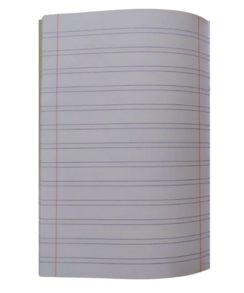 Mintra Stapled Notebook English Lines 40 Sheets - Multishape