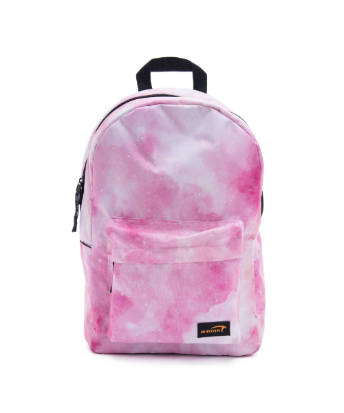 Mintra Casual Backpack Galaxy Printed For Unisex 42×30×12 Cm - Pink