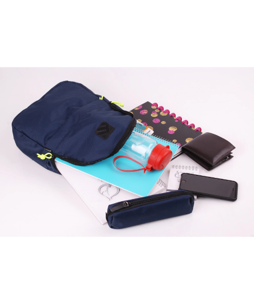 Mintra Casual Backpack Solid For Unisex 34.5×25×10 Cm - Navy