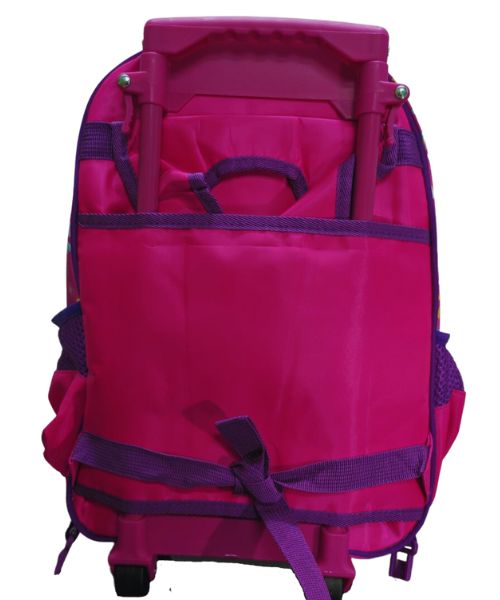 Unicorn Print School Trolley Bags For Girls 32×42Cm - Multi Color