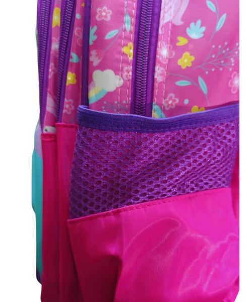 Unicorn Print School Trolley Bags For Girls 32×42Cm - Multi Color