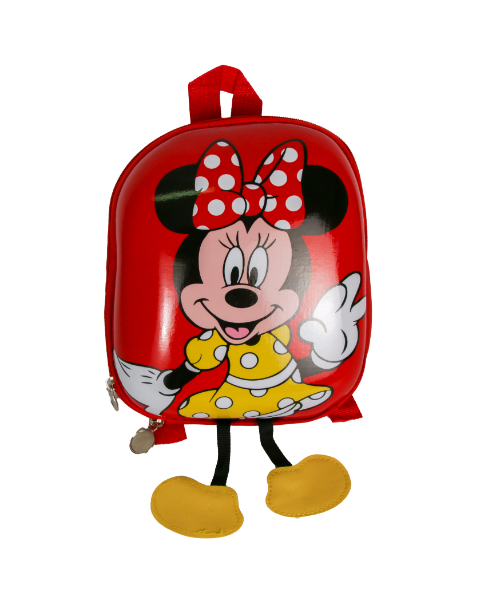 Printed Mimi School Backpack For Kids 21×25 Cm - Red
