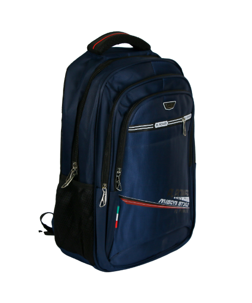 Solid Laptop Backpack For Unisex 47×37 Cm - Blue 