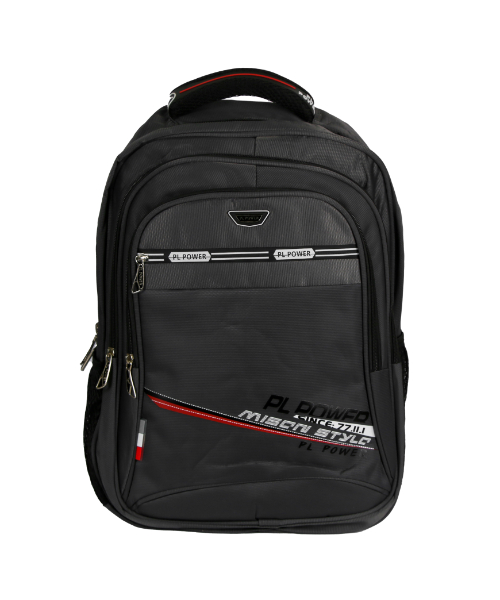 Solid Laptop Backpack For Unisex 47×37 Cm - Grey 