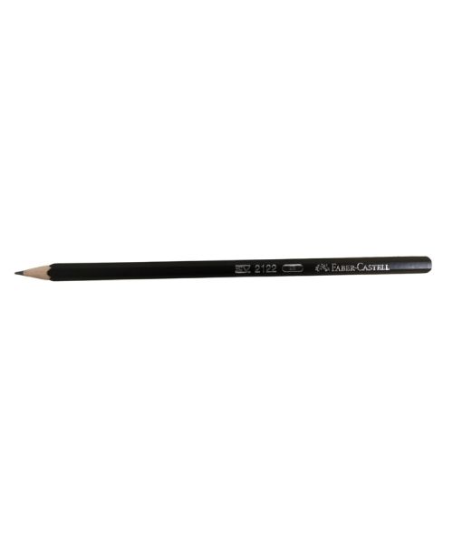 Faber Castell 2122 Pencils 2B 12 Pieces - Black