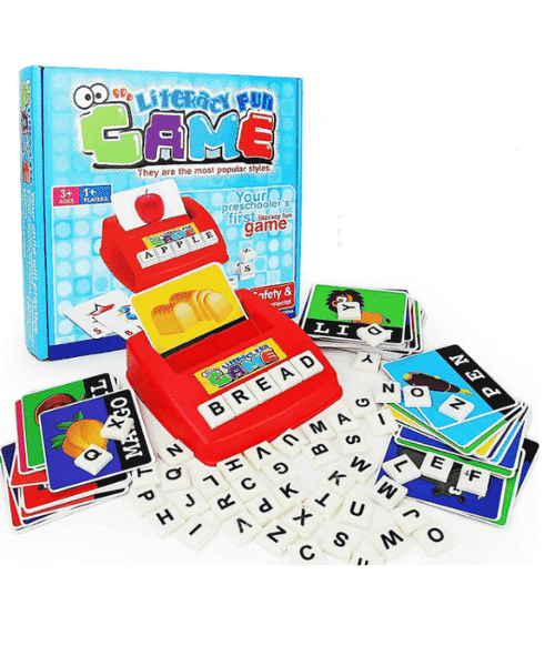 Mumoo Bear Learning Toys  Matching Spelling Game For Kids  - Multi Color
