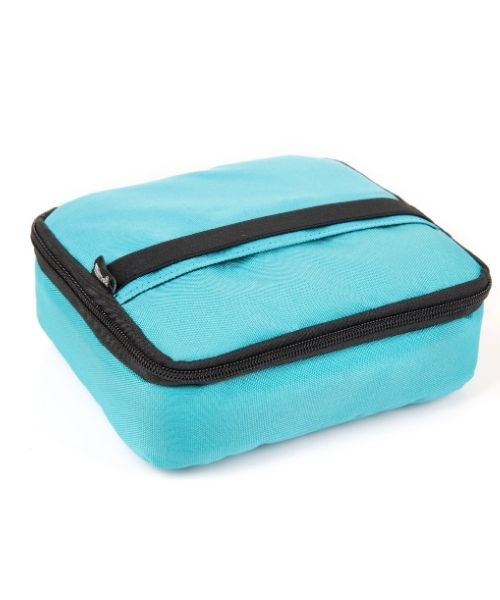 Mintra Insulated Cooler Bag With Lunch Box 1.4 Liter 2 Pieces - Turquoise Fuchsia
