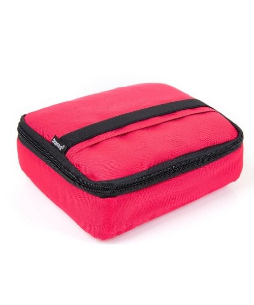 Mintra Insulated Cooler Bag With Lunch Box 1.4 Liter 2 Pieces - Fuchsia Purple