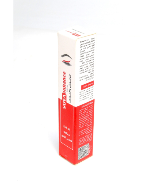 SOVAenhance Eyelashes And Eyebrows Serum Lengthen And Intensify Hair, With 100% Natural Ingredients - 10 Ml