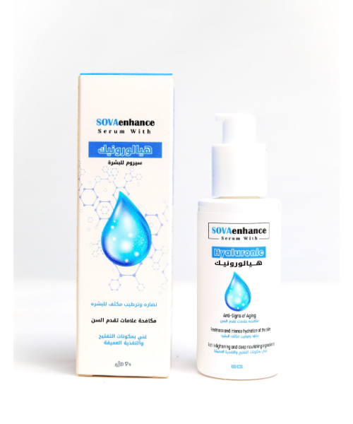 SOVAenhance Skin Serum With Hyaluronic Acid With 100% Natural Ingredients - 30 Ml