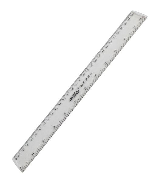 Yassin Plastic Ruler 30 Cm - Clear