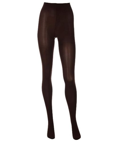Silvy Solid Lycra Tights For Women - Brown