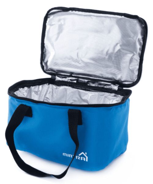 Mintra Insulated Cooler Bag Waterproof 8 Liter 26×17×16 Cm - Light Blue