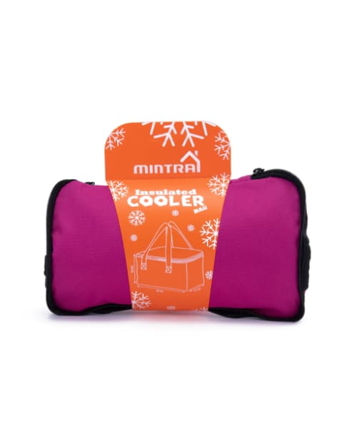 Mintra Insulated Cooler Bag Waterproof 8 Liter 26×17×16 Cm - Purple