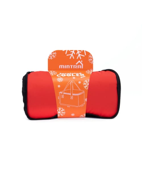 شنطة حافظة للحرارة من مينترا وتر بروف 8 لتر 26×17×16 سم - برتقالي داكن