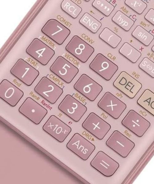 Casio calculator rose gold online