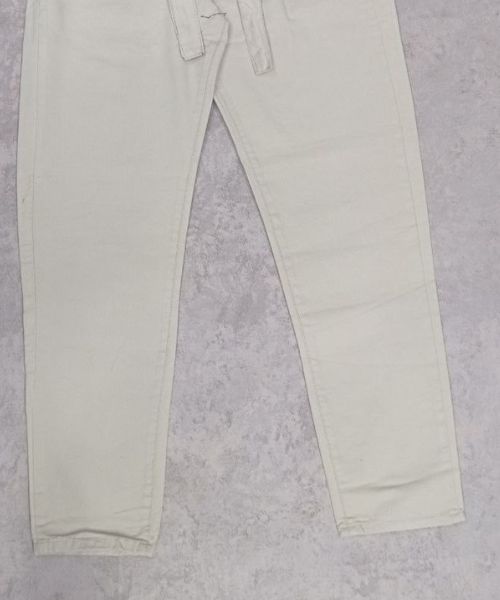 Boyfriend Solid Pants For Women - Beige