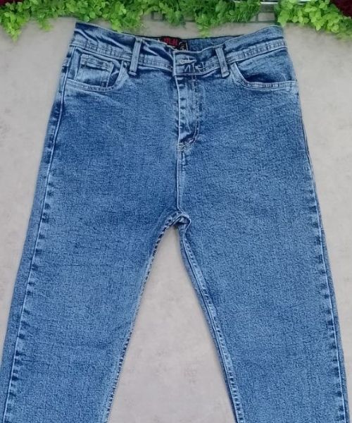 Skinny Solid Pants Jeans For Women - Light Blue